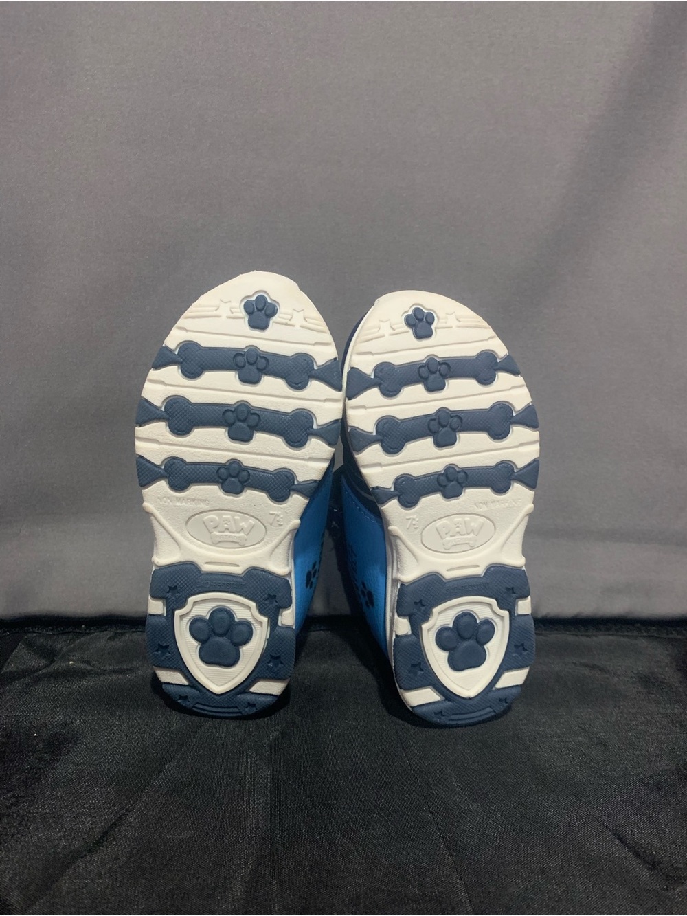 Paw Patrol Navy and Light Blue Kids Sneakers with Paw Detail - Picture 10 of 11